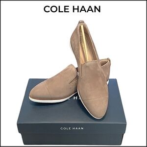 NEW In Box-COLE HAAN Women's GA Slip On Loafer. Color: Irish Coffee/Ivory.